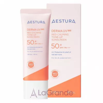 Aestura Derma UV 365 Red Calming Tone-Up Sunscreen    SPF 50+ PA++++
