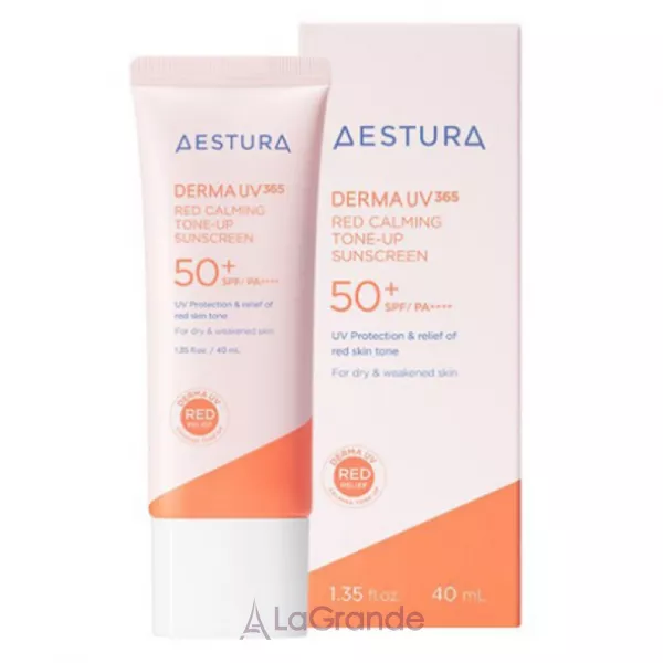 Aestura Derma UV 365 Red Calming Tone-Up Sunscreen ���������� ������������� ���� SPF 50+ PA++++