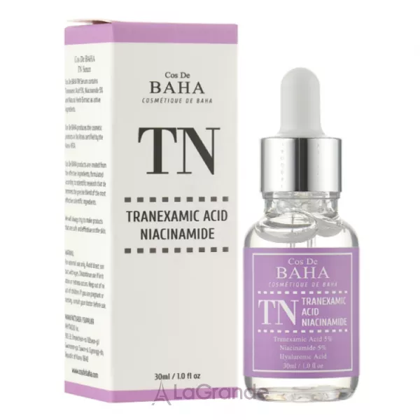Cos De BAHA Tranexamic Acid Niacinamide Serum ����������� ��������� � ������������� �������� 5%