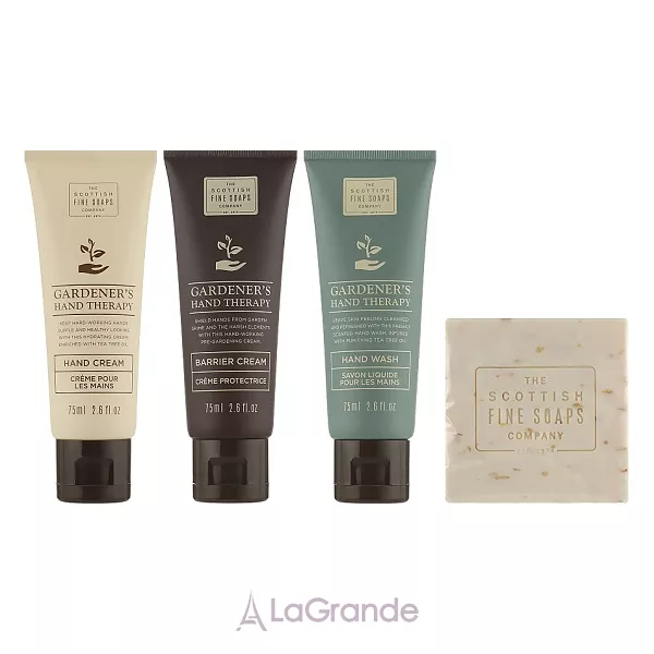 Scottish Fine Soaps Luxurious Gift Set ����� ( (h/wash/75ml + h/cream/75ml + bar/cream/75ml + soap/40g)