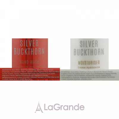 Scottish Fine Soaps Silver Buckthorn Hand Care Set  (h/wash/300ml + cream/300ml)
