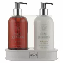 Scottish Fine Soaps Silver Buckthorn Hand Care Set ���� (h/wash/300ml + cream/300ml)