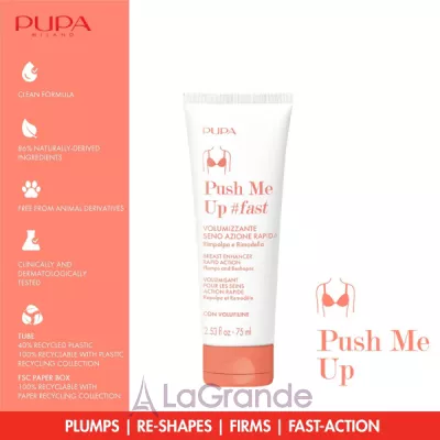 Pupa Push Me Up Breast Enhancer Rapid Action     