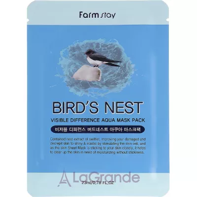 Farmstay Visible Difference Mask Sheet Bird's Nest      