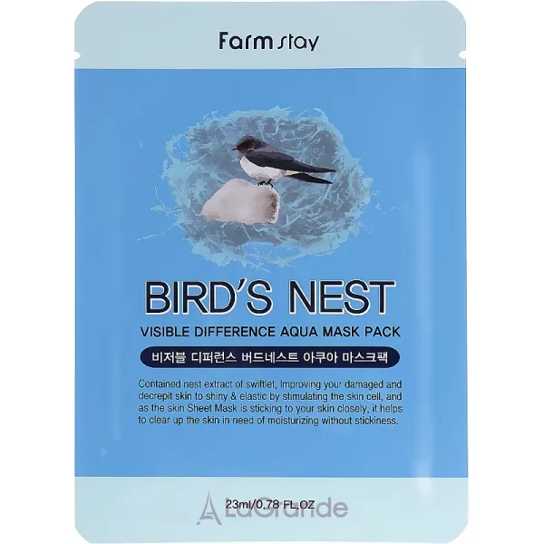 Farmstay Visible Difference Mask Sheet Bird's Nest �������� ����� � ���������� ������������ ������