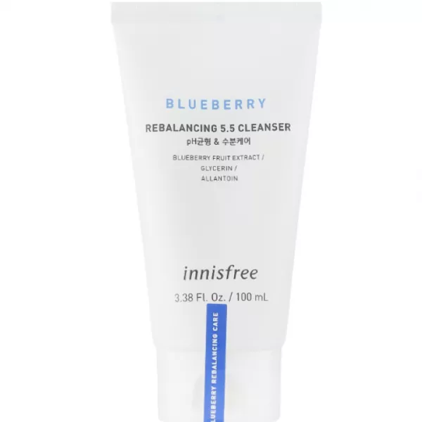 Innisfree Blueberry Rebalancing 5.5 Cleanser ϳ���, �� �������, ��� �������� � ���������� �������
