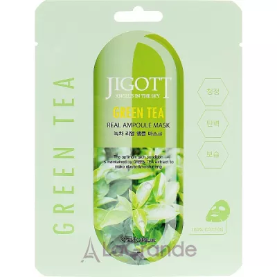 Jigott Green Tea Real Ampoule Mask   