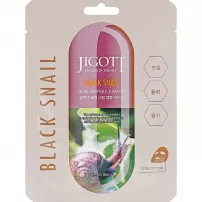 Jigott Black Snail Real Ampoule Mask ��������� ����� "������ ������"