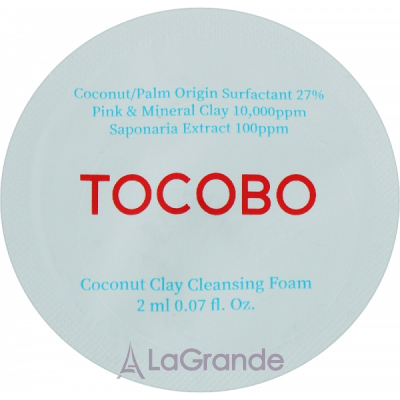 Tocobo Coconut Clay Cleansing Foam     ()