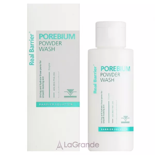Real Barrier Pore Bium Powder Wash ������� ����� ��� ��������� �������� ����
