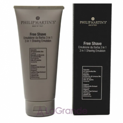 Philip Martins Free Shave 3 in 1 Shaving Emulsion  ,    