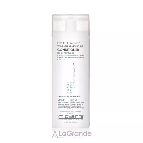 Giovanni Eco Chic Hair Care Conditioner Direct Leave-In ����������� ����������� ��� ���������� �����