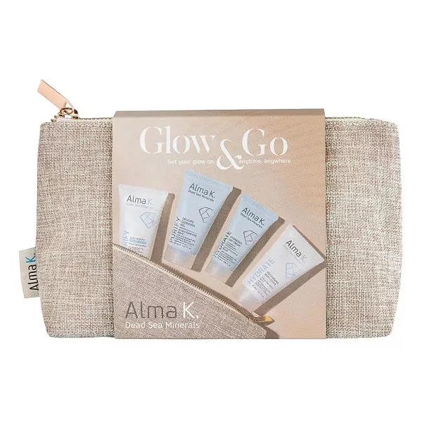 Alma K. Glow  &  Go Women Travel Kit ����� ( ���� ��� ���� 30 �� + ���������� ��������� ���� 30 �� + ����������� ������� ���� ��� ���������� � ��������������� ���� 15 �� + ����������� ������ ��� ���� 30 �� )