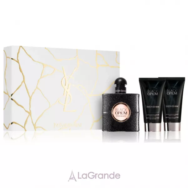 Yves Saint Laurent Black Opium ����� (��������������� ���� 50 �� + 2 � 50 �� ������ ��� ����)