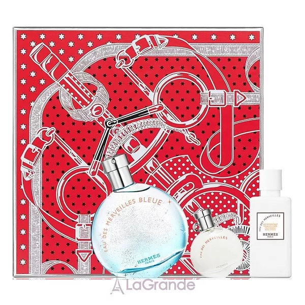 Hermes Eau des Merveilles Bleue ����� ( ��������� ���� 50 �� + ��������� 7.5 �� + ������ ��� ���� 40 �� )
