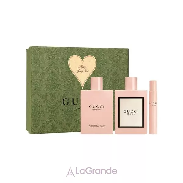 Gucci Bloom ����� ( ��������������� ���� 100 �� + ��������� 10 �� + ������ ��� ���� 100 �� )