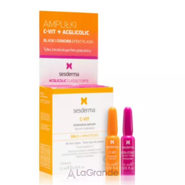 Sesderma C-Vit Acglicolic Flash ������ ��� �������� ���� �������