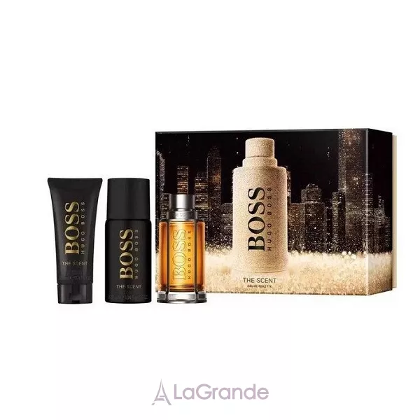 Hugo Boss Boss The Scent ����� (��������� ���� 100 �� + ���� ��� ���� 100 �� + ���������� 150 ��)