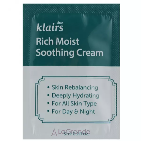 Dear Klairs Rich Moist Soothing Cream ����������� ���� ��� ���� ( ������� )