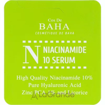Cos De Baha Niacinamide Serum with Zinc       
