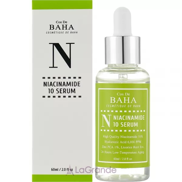 Cos De Baha Niacinamide Serum with Zinc ��������� ��� ���� � ������������ � ������