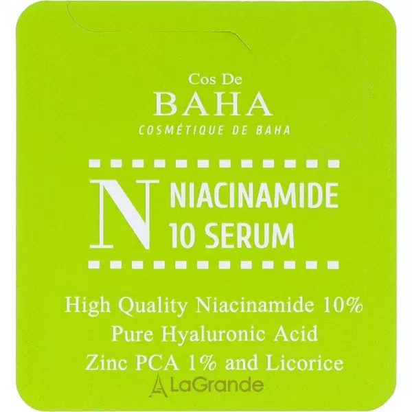 Cos De Baha Niacinamide Serum with Zinc ��������� ��� ���� � ������������ � ������