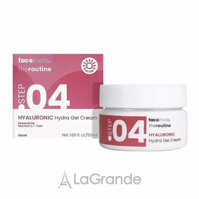 Face Facts The Routine Step.04 Hyaluronic Hydra Gel Cream -     
