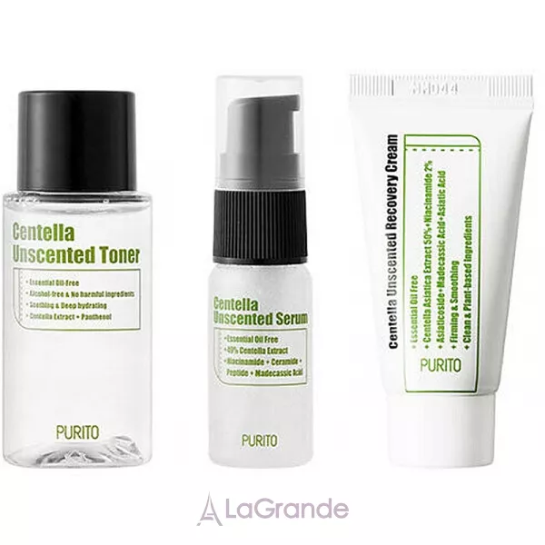 Purito Centella Unscented Mini Kit ����� �������� � ��������� ��� ������� �����