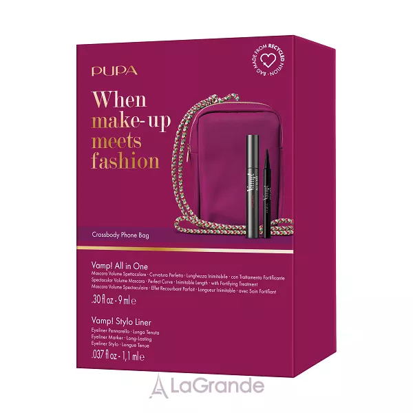 Pupa Kit Vamp! All in One & Vamp! Stylo Liner ����� (���� ��� ������ + ��������-��������� + �������)