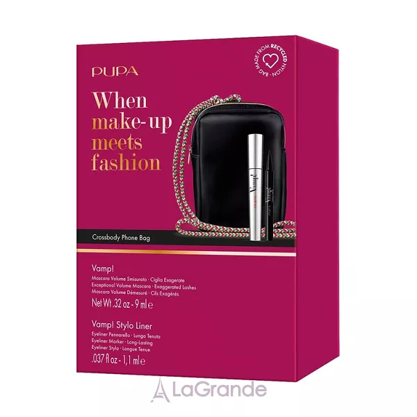 Pupa Kit Vamp! Mascara & Vamp! Stylo Liner ����� (���� ��� ������ + ��������-��������� + �������)
