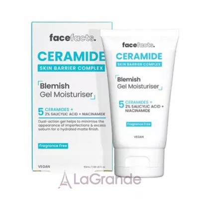 Face Facts Ceramide Skin Barrier Complex Blemish Gel Moisturiser        