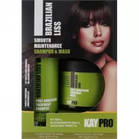 Kaypro Brazilian Liss Set (h/shampoo/500ml + h/mask/500ml) ����� ��� ������������ ����� (������� 500�� + ����� 500��)