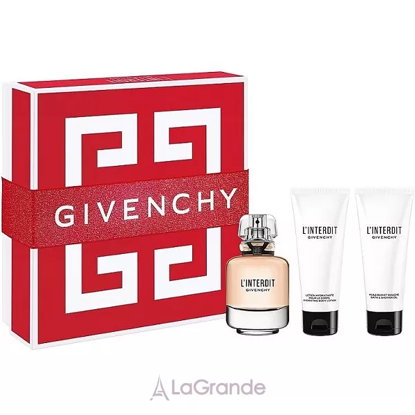 Givenchy  L'Interdit ���� (����������� ���� 80 �� + ��� ��� ���� 75 �� + ������� ��� ��� 75 ��)