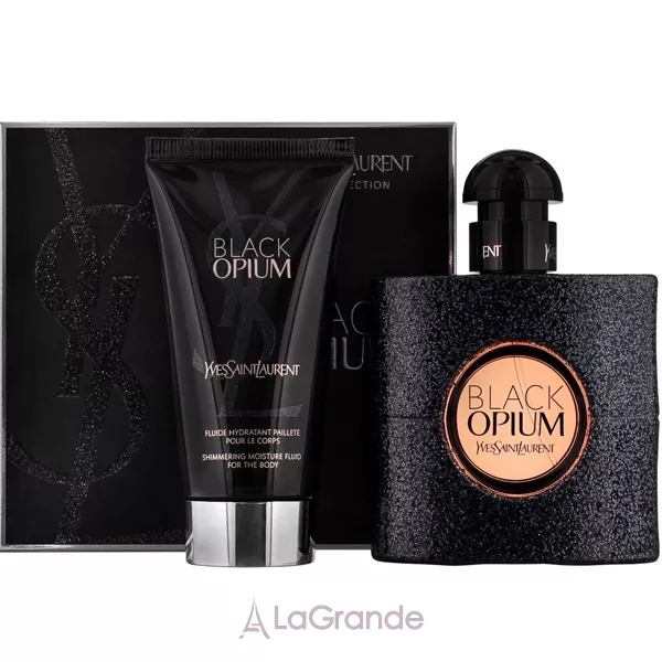 Yves Saint Laurent Black Opium ����� (��������������� ���� 50 �� + ������ ��� ���� 50 ��)