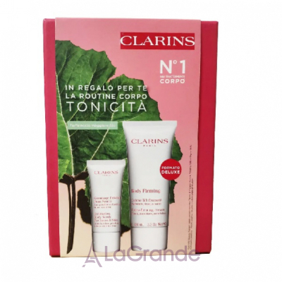 Clarins Body Moisturizing  ( Clarins Exfoliating Body Scrub For Smooth Skin 30  +    Clarins Body Firming Extra-Firming Cream 100 )