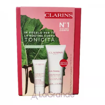 Clarins Body Moisturizing  ( Clarins Exfoliating Body Scrub For Smooth Skin 30  +    Clarins Body Firming Extra-Firming Cream 100 )