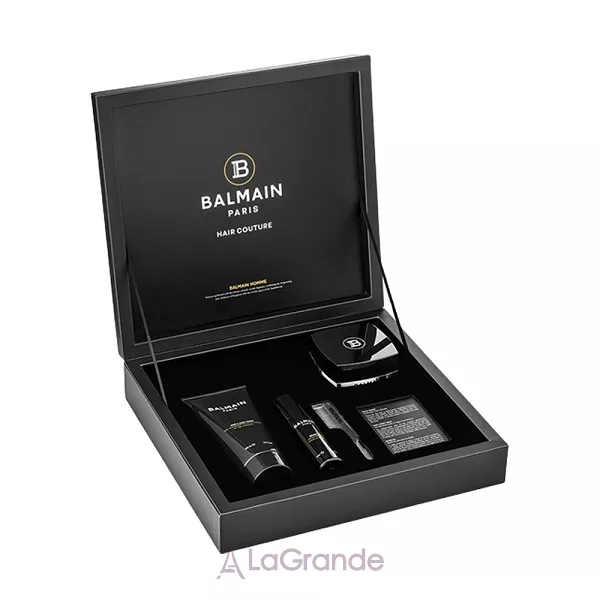 Balmain Signature Homme Gift Set ���� (�������-���� 2�1 ��� ������� � ��� 200 �� + ��� ��� ������ 30 �� + ����� ��� ���� ������ 100 �� + ��������)