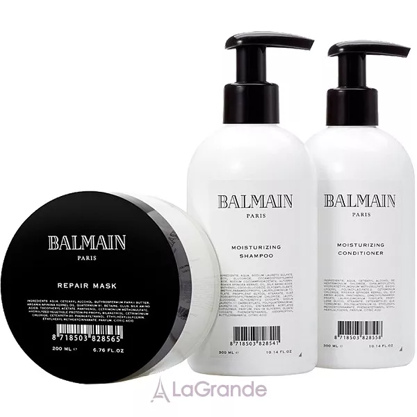 Balmain Paris Hair Couture Moisturizing Care Set ���� (shm/300ml + cond/300ml + mask/200ml)