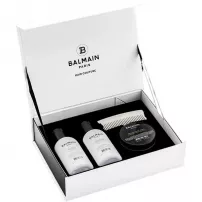 Balmain Paris Hair Couture Silver Revitalizing Care Set ����� (mask/200ml + h/couture/300ml + shampoo/300ml + brush)