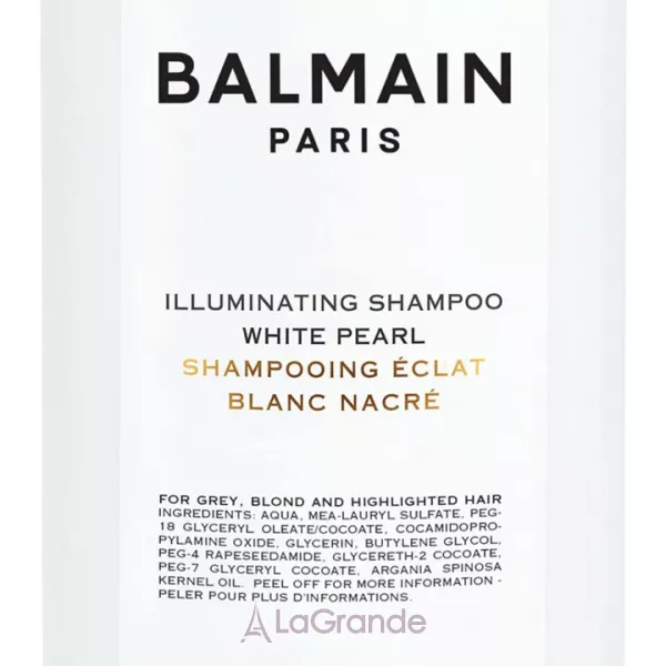 Balmain Paris Hair Couture Illuminating Shampoo White Pearl ������ ������� � ������� ��� �������