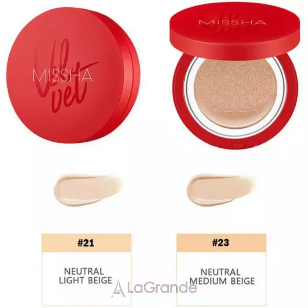 Missha Velvet Finish Cushion SPF50+/PA+++ ��������� ����-�����