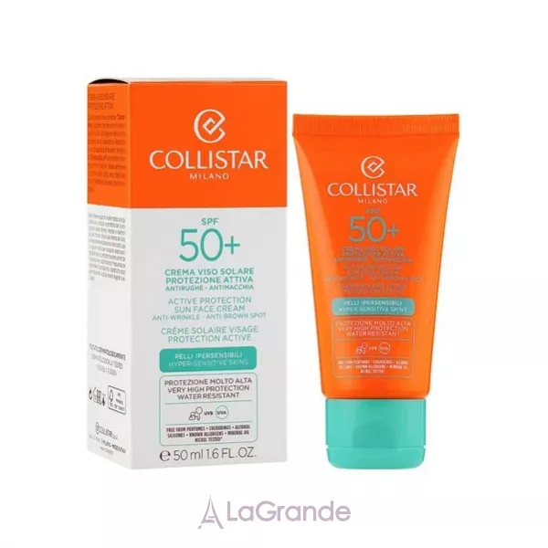 Collistar Active Protection Sun Face Cream SPF 50+ ������������� ���� ��� ������� 
