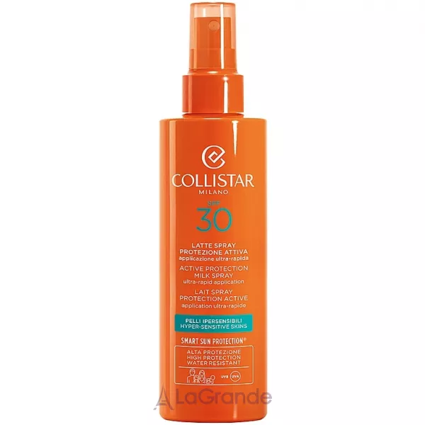 Collistar Active Protection Milk Spray Ultra-Rapid Application SPF30 ������������� ����� SPF30