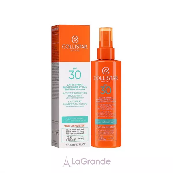 Collistar Active Protection Milk Spray Ultra-Rapid Application SPF30 ������������� ����� SPF30