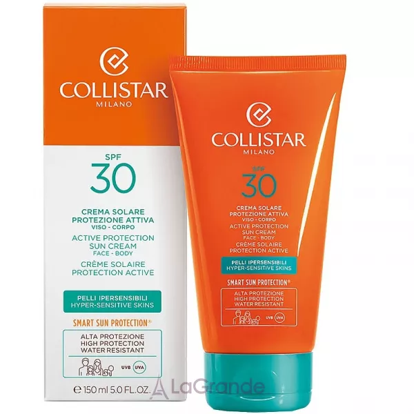 Collistar Active Protection Sun Cream SPF30 ������������� ���� ��� ������� �� ���