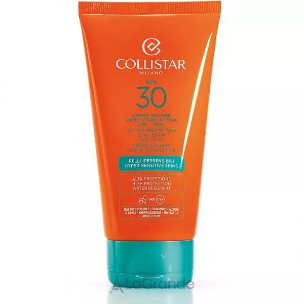 Collistar Active Protection Sun Cream SPF30 ������������� ���� ��� ������� �� ���