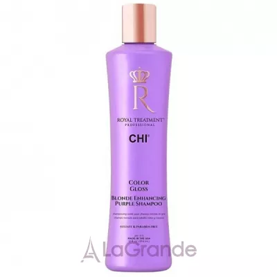 Chi Royal Treatment Color Gloss Blonde Enhancing Purple Shampoo     