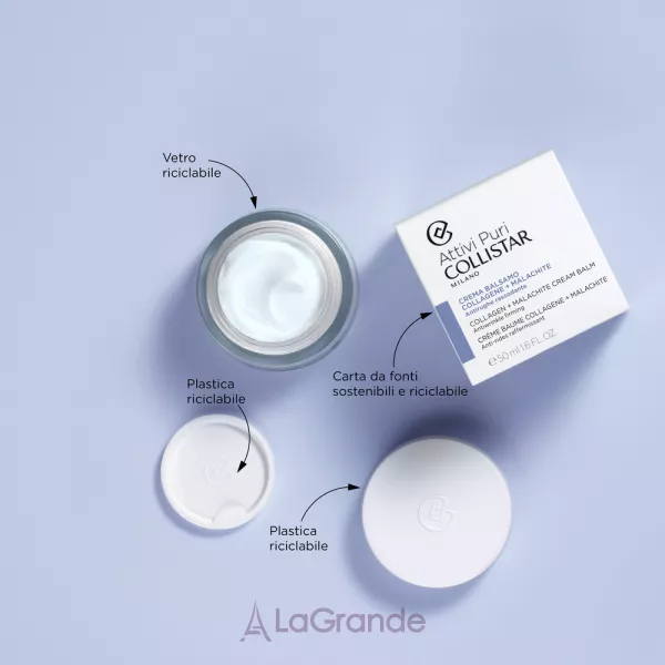 Collistar Pure Actives Collagen + Malachite Cream Balm ����-������� � ��������� � ��������� ��� �������