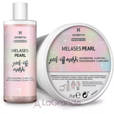 SesDerma Laboratories Beauty Treats Melases Pearl Peel-Off Mask (liquid/75ml + powder/25g) -  