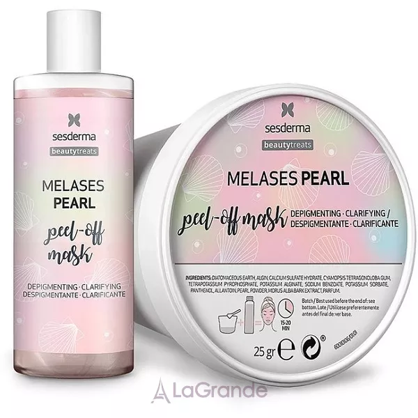 SesDerma Laboratories Beauty Treats Melases Pearl Peel-Off Mask (liquid/75ml + powder/25g) �����-���� ��� �������